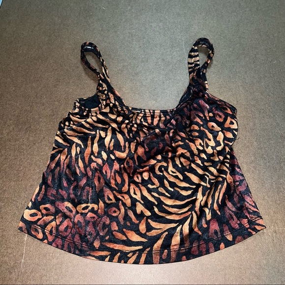 Vintage Robby Len Swim Leopard top - Picture 1 of 6